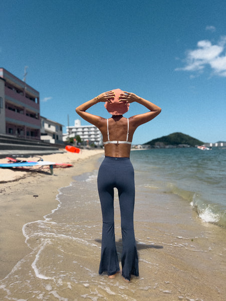 high waist flare leggings【♡】