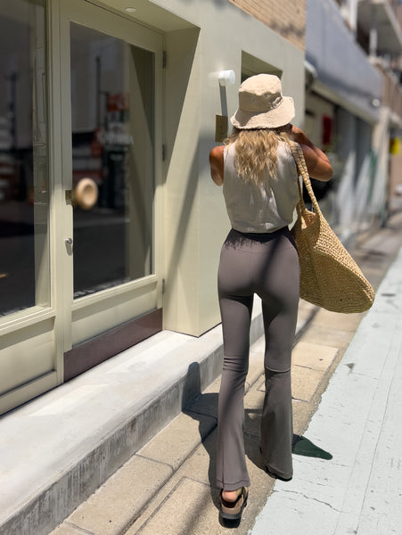 high waist flare leggings【♡】