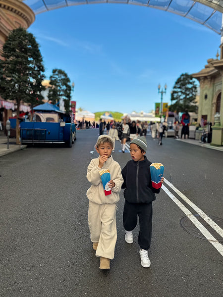 oversized teddy fleece set up【 KIDS】