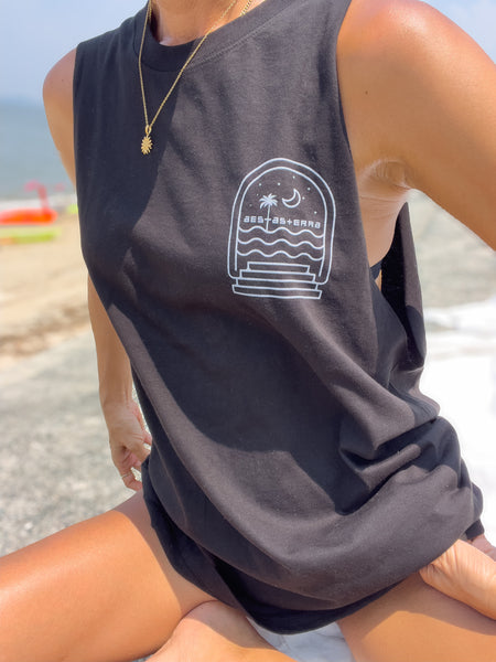 organic TERRA tee/ tank【tropical night】