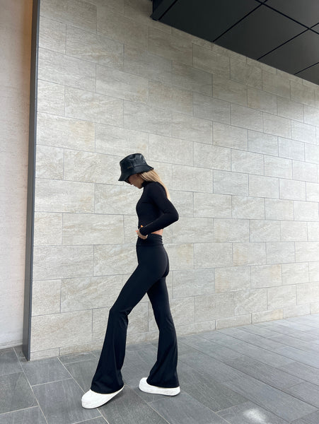 Flare leggings【LOGO】
