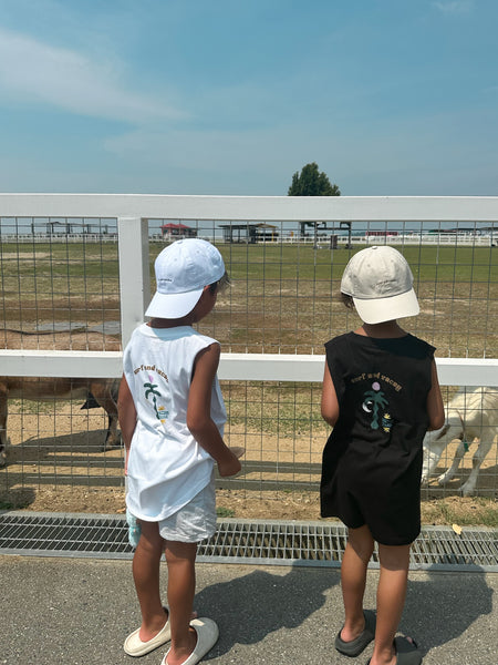 organic TERRA KIDS tee/ tank【surf and vacay】
