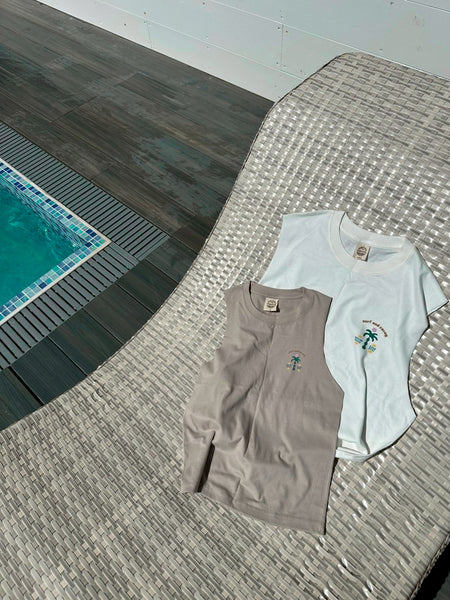 organic TERRA tee/tank【surf and vacay】