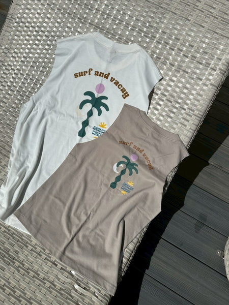 organic TERRA tee/tank【surf and vacay】