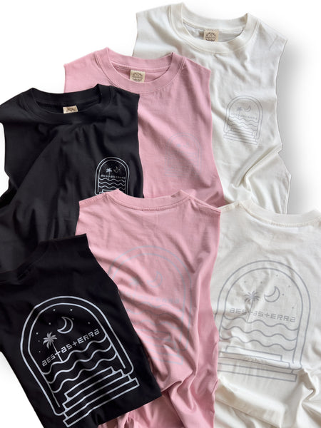organic TERRA tee/ tank【tropical night】