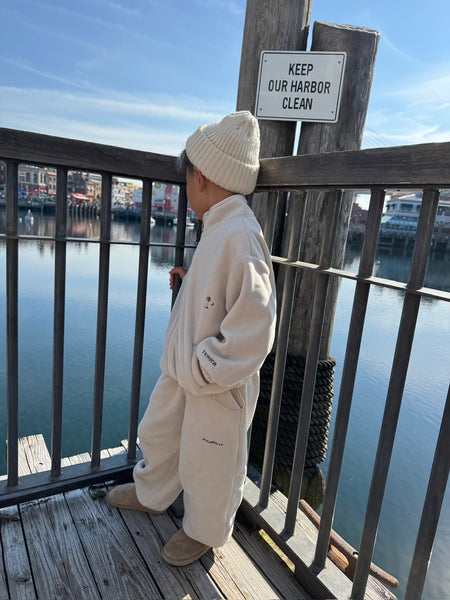 oversized teddy fleece set up【 KIDS】