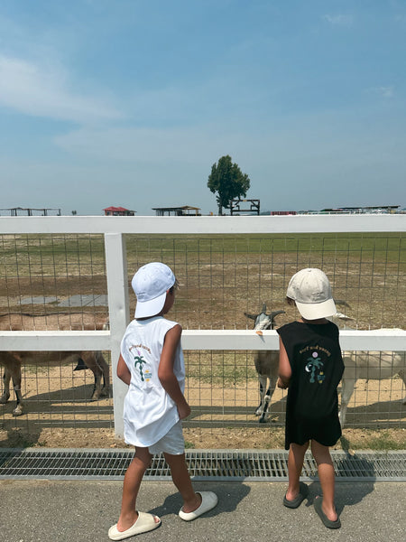 organic TERRA KIDS tee/ tank【surf and vacay】