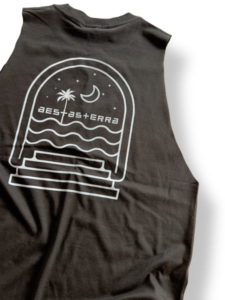 organic TERRA tee/ tank【tropical night】