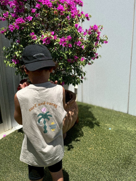 organic TERRA KIDS tee/ tank【surf and vacay】