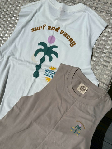 organic TERRA tee/tank【surf and vacay】