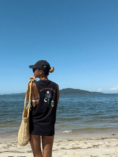 organic TERRA tee/tank【surf and vacay】
