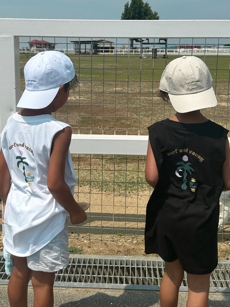 organic TERRA KIDS tee/ tank【surf and vacay】