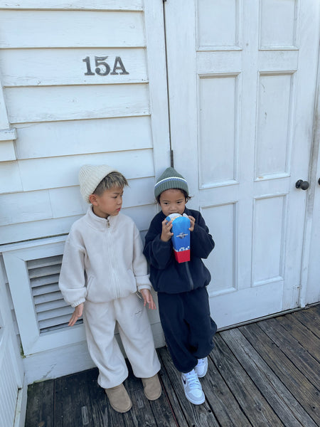 oversized teddy fleece set up【 KIDS】