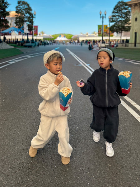 oversized teddy fleece set up【 KIDS】