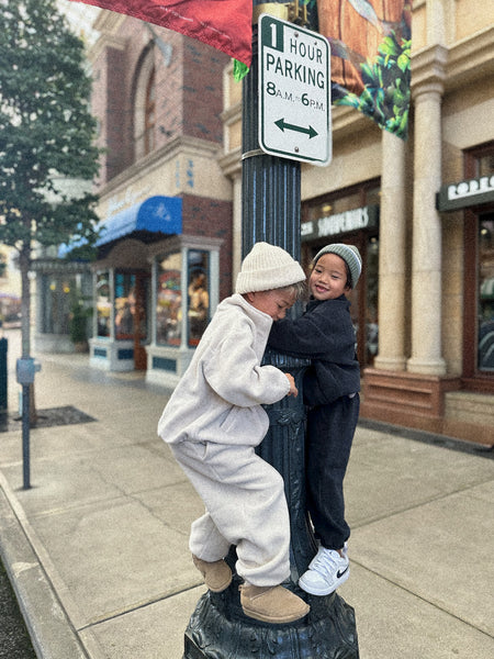 oversized teddy fleece set up【 KIDS】