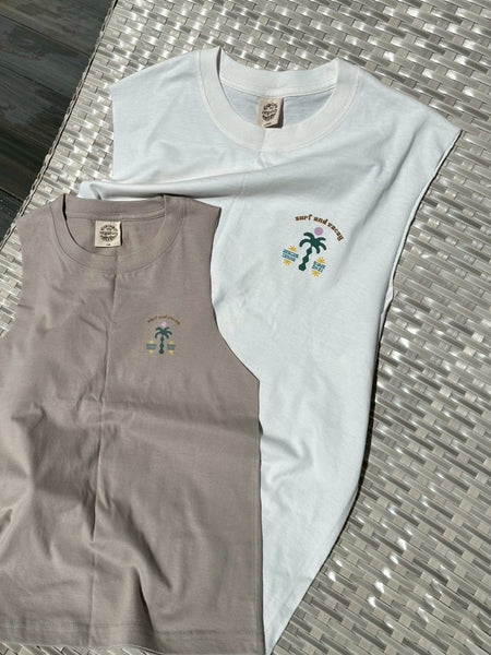 organic TERRA tee/tank【surf and vacay】