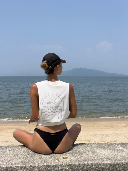 organic TERRA tee/ tank【tropical night】