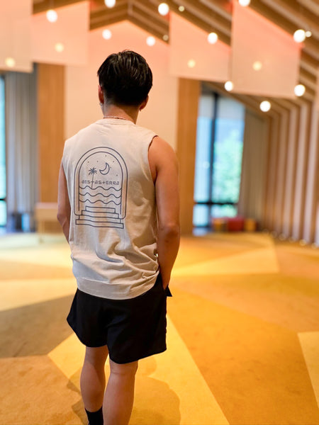 organic TERRA tee/ tank【tropical night】