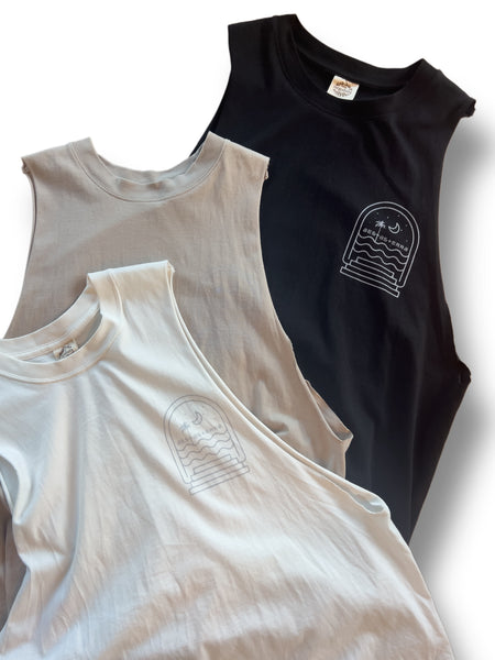 organic TERRA tee/ tank【tropical night】