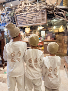 KIDS long tee【terra tropical】