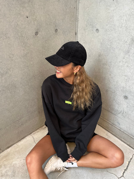 OVERSIZED TERRA  SWEAT【NEON BOX LOGO】