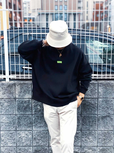 OVERSIZED TERRA  SWEAT【NEON BOX LOGO】