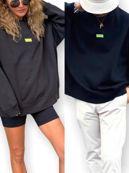 OVERSIZED TERRA  SWEAT【NEON BOX LOGO】