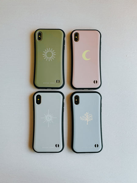 耐衝撃カスタムグリップ ケース【OCEAN -CORAL-】