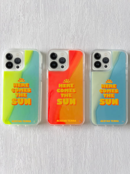 NEON SAND CASE【HERE COMES THE SUN】