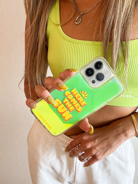 NEON SAND CASE【HERE COMES THE SUN】