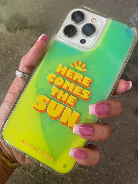 NEON SAND CASE【HERE COMES THE SUN】