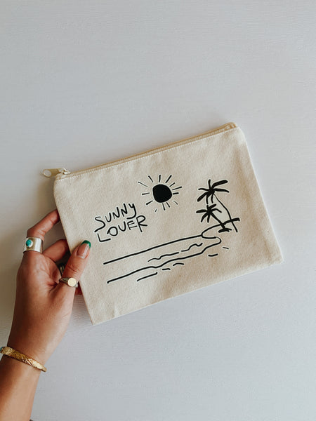 コットンポーチ【SUNNY LOVER】