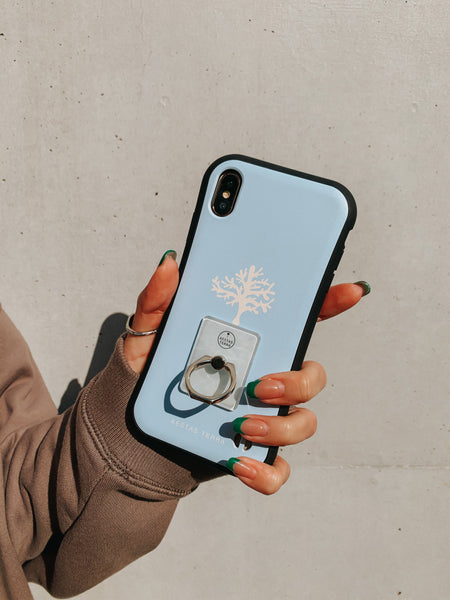 耐衝撃カスタムグリップ ケース【OCEAN -CORAL-】