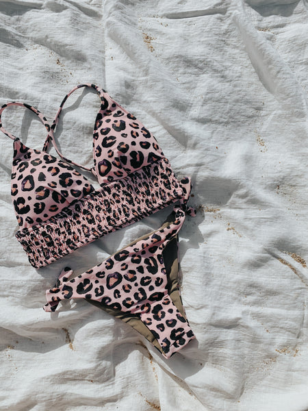 Pink leopard Bikini
