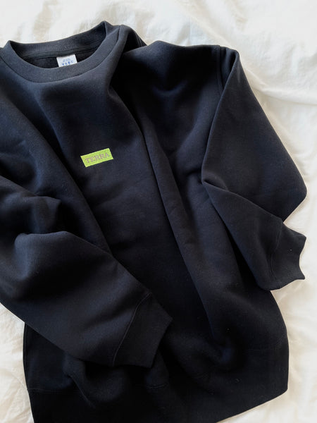 OVERSIZED TERRA  SWEAT【NEON BOX LOGO】