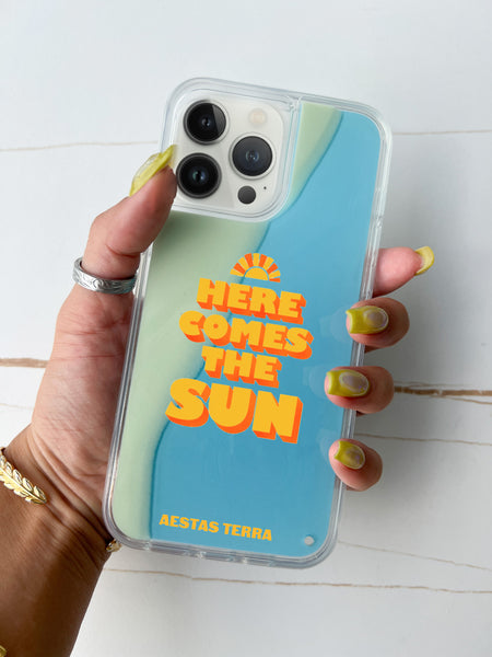NEON SAND CASE【HERE COMES THE SUN】