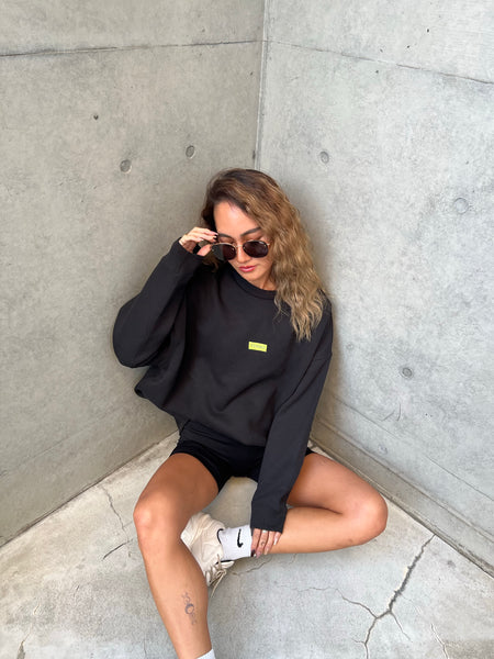 OVERSIZED TERRA  SWEAT【NEON BOX LOGO】