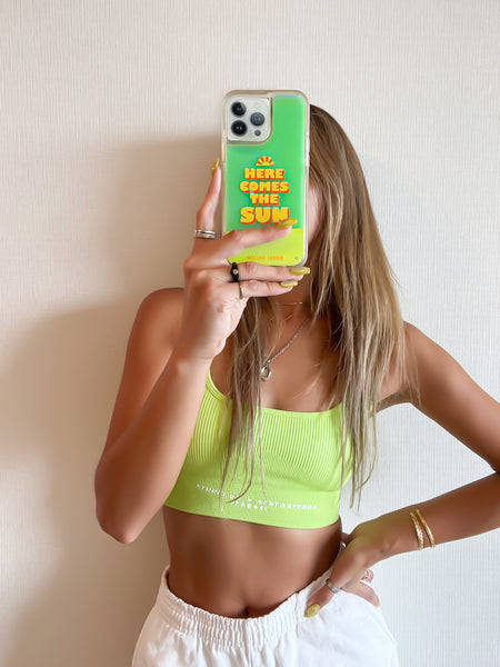 NEON SAND CASE【HERE COMES THE SUN】