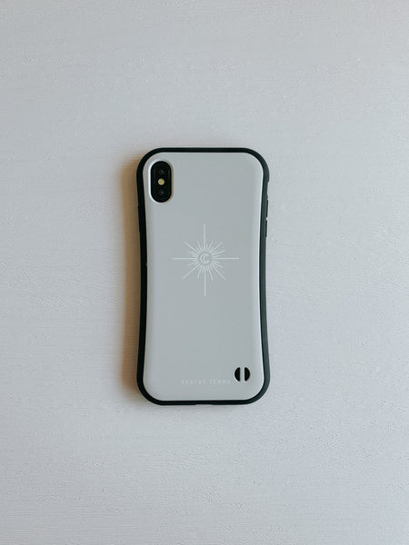 耐衝撃カスタムグリップケース【STONE -sparkle moon-】