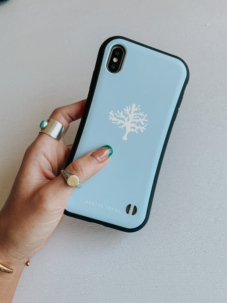 耐衝撃カスタムグリップ ケース【OCEAN -CORAL-】