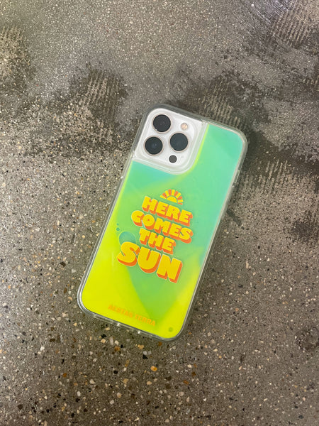 NEON SAND CASE【HERE COMES THE SUN】