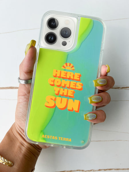 NEON SAND CASE【HERE COMES THE SUN】