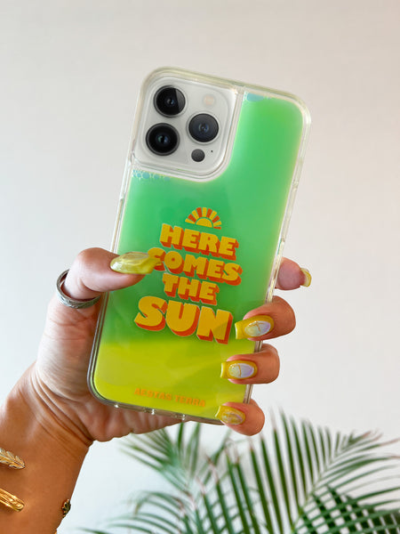 NEON SAND CASE【HERE COMES THE SUN】