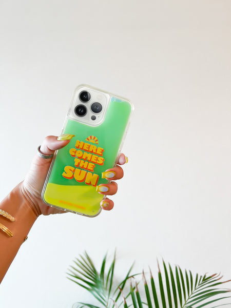 NEON SAND CASE【HERE COMES THE SUN】