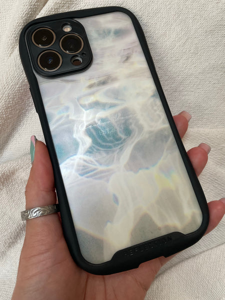 耐衝撃 clear iphone case【water】