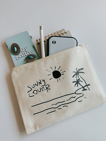コットンポーチ【SUNNY LOVER】