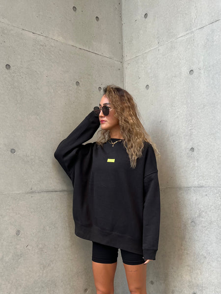 OVERSIZED TERRA  SWEAT【NEON BOX LOGO】