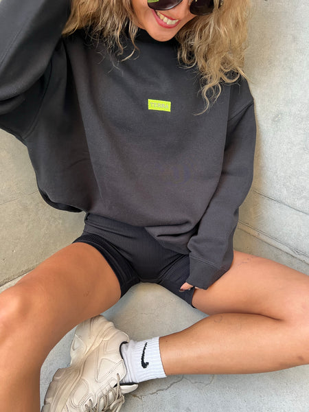 OVERSIZED TERRA  SWEAT【NEON BOX LOGO】