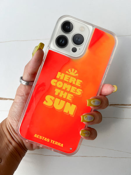 NEON SAND CASE【HERE COMES THE SUN】