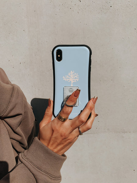 耐衝撃カスタムグリップ ケース【OCEAN -CORAL-】